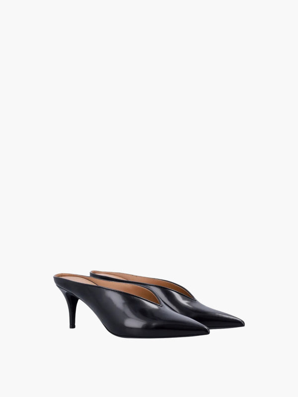 Stella Mccartney Mules Sm2 65 Brushed Shiny Black