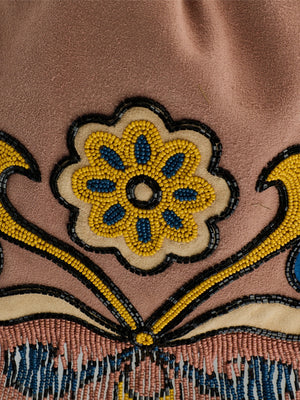 Etro Bag Shoulder Beads & Fringes Pink