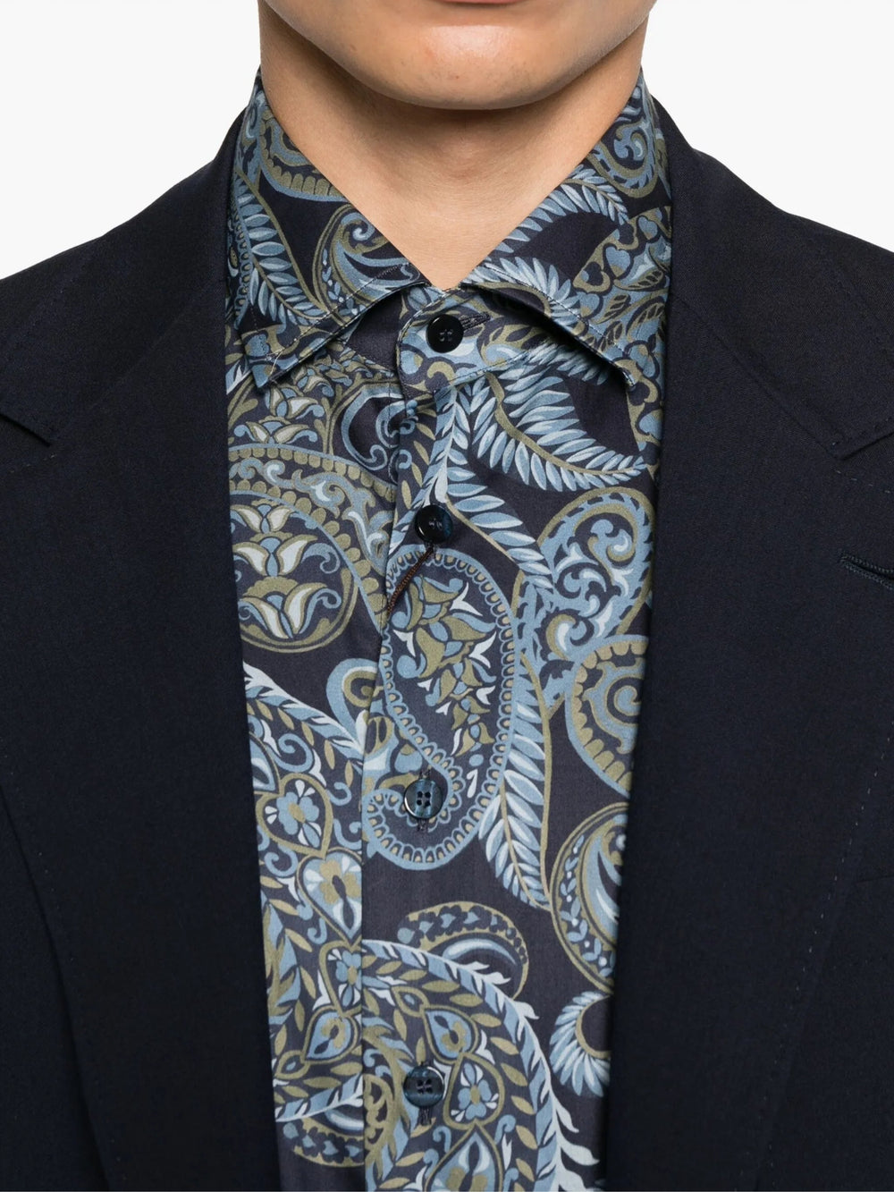 Etro Shirt Roma Paisley Print Multi