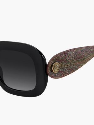 Etro Sunglasses Etro 0141/G/S 197737244804 Rectangle Black
