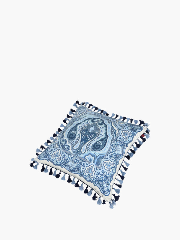 Etro Cushions Hoa Cushion W/Passementerie 45X45 Blue/White