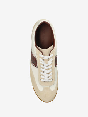 Etro Sneakers  Arnica + Leather + Suede White