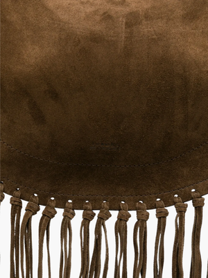 Isabel Marant Bag Oskan Soft Zip Shoulder Strap Bronze