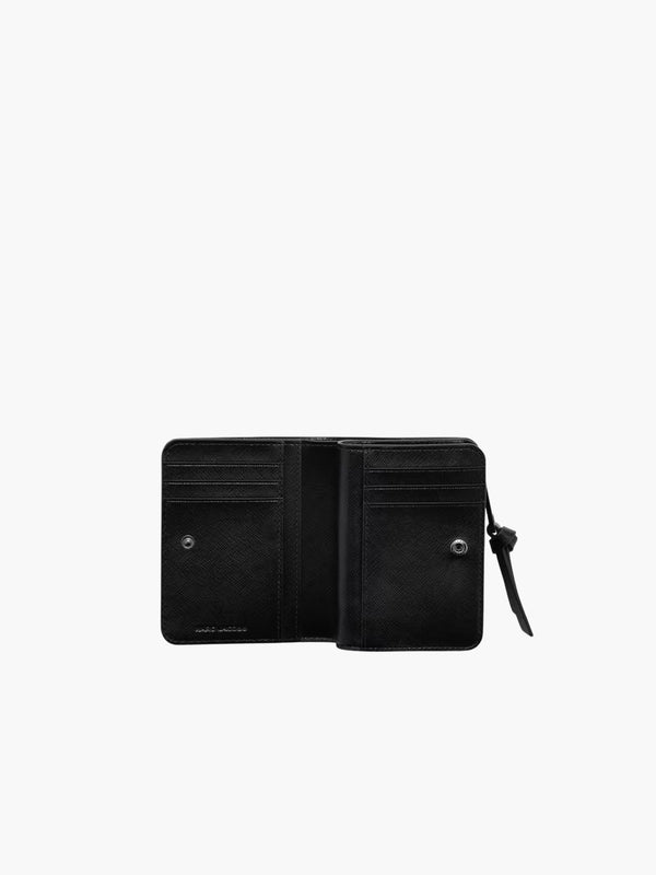 Marc Jacobs Wallet Leather Tassel Zip Black