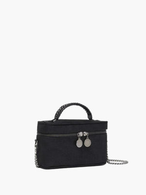 Stella Mccartney Falabella Vanity Case Eco Shaggy Deer Black