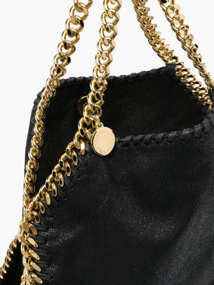 Stella Mccartney Bag 3-chain Eco Shaggy Deer Black