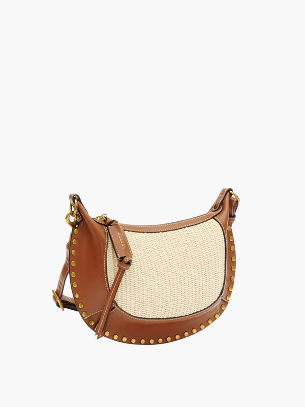 Isabel Marant Oskan Moon Shoulder Bag Natural/Cognac