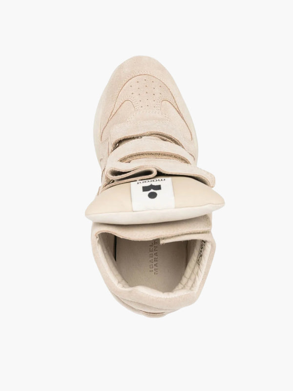 Isabel Marant IS25 Sneakers Suede High Top Beige