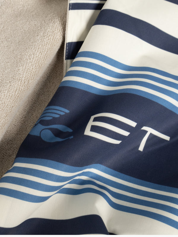 Etro Towels Ischia Doubled Beach Towel 100X180 White Mult