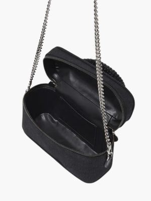 Stella Mccartney Falabella Vanity Case Eco Shaggy Deer Black
