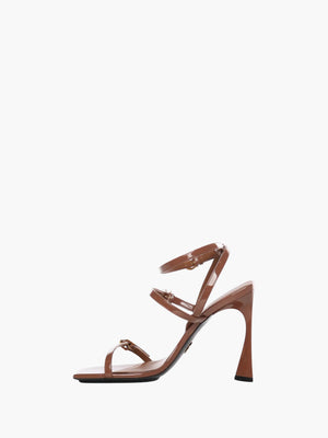 Stella Mccartney Heels Elsa Sandal Patent Alter Mat Macaroon