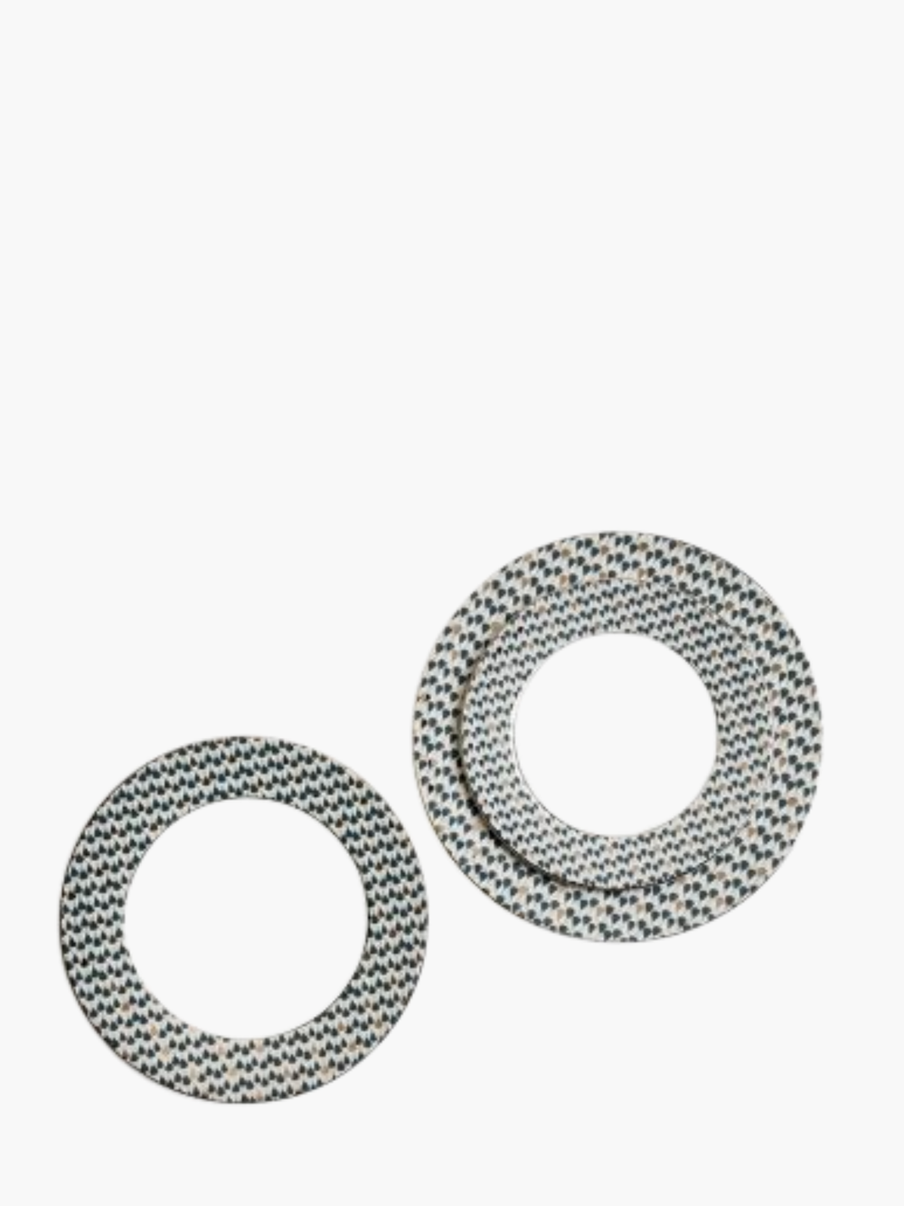 Zarina Plate Dinner 27Cm Swirl Grey S6