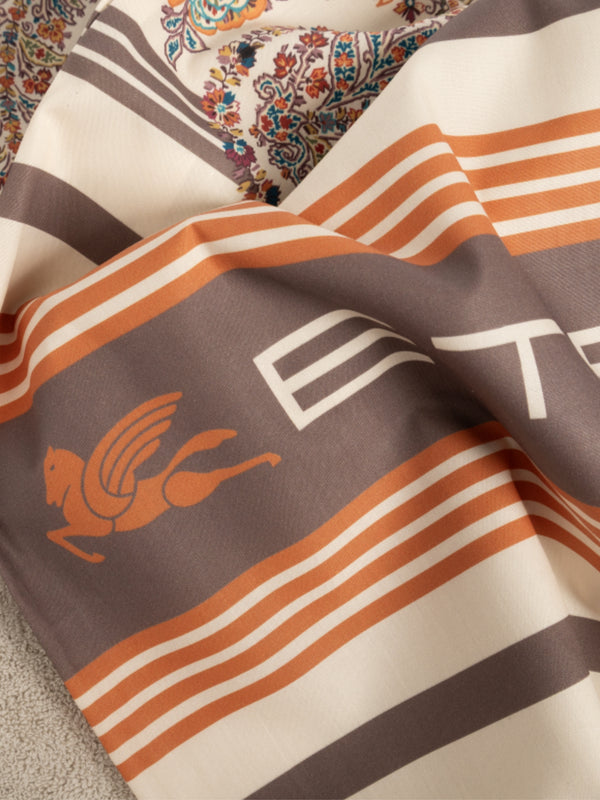 Etro Towels Ischia Doubled Beach Towel 100X180 Cream