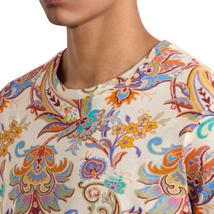Etro T-Shirt Paisley Print Multi