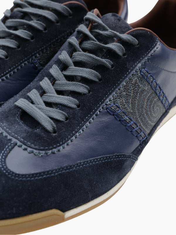 Etro Sneakers ES2 Suede Navy