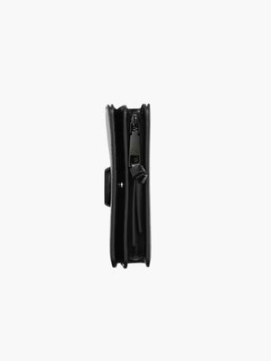 Marc Jacobs Wallet Leather Tassel Zip Black
