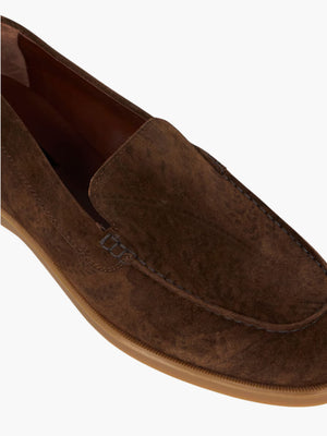 Etro Loafers EL1 Printed Suede Chocolate