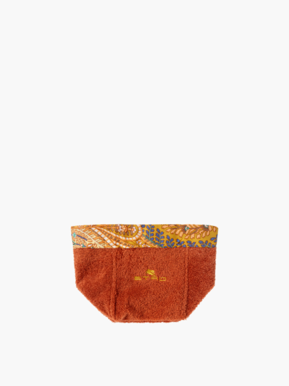 Etro Towel Set Giano Face Towels 30X30 W/Basket - 4Pc Set Orange