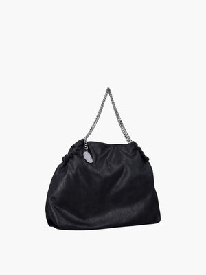 Stella Mccartney Bag Falabella Drawstring Eco Shaggy Deer Black