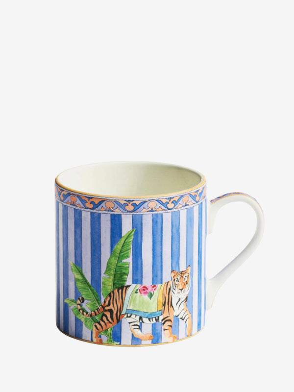 Lisa Corti Mug Porcelain Sariska Blue Unica