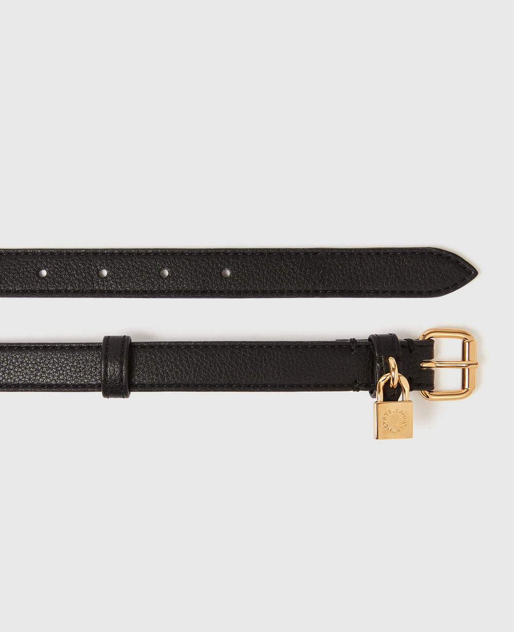 Stella Mccartney Belt  Ryder Small  Embossed Grainy Eco Black