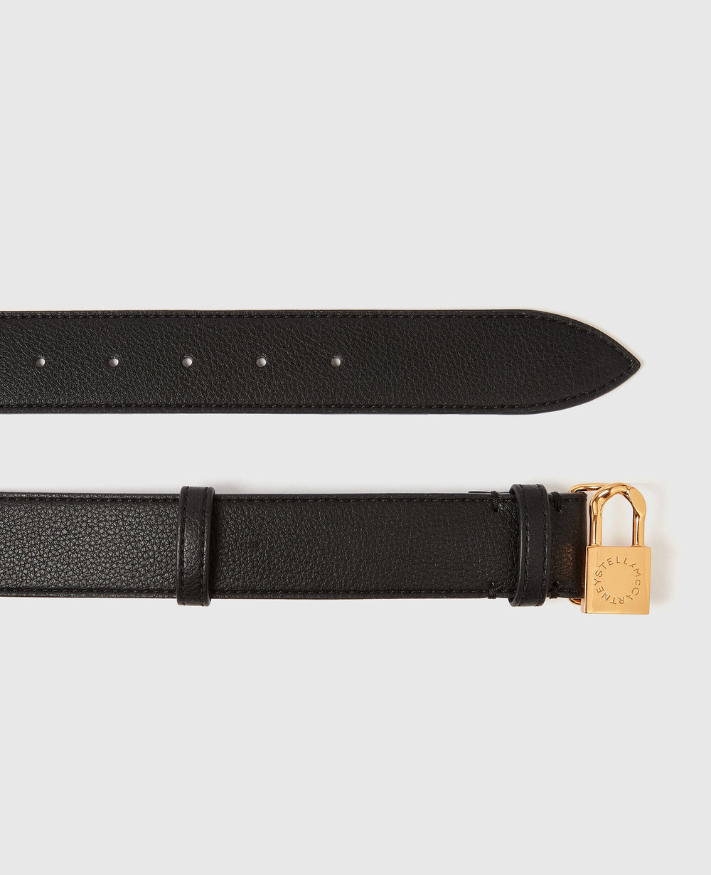 Stella Mccartney Belt  Ryder Medium  Embossed Black