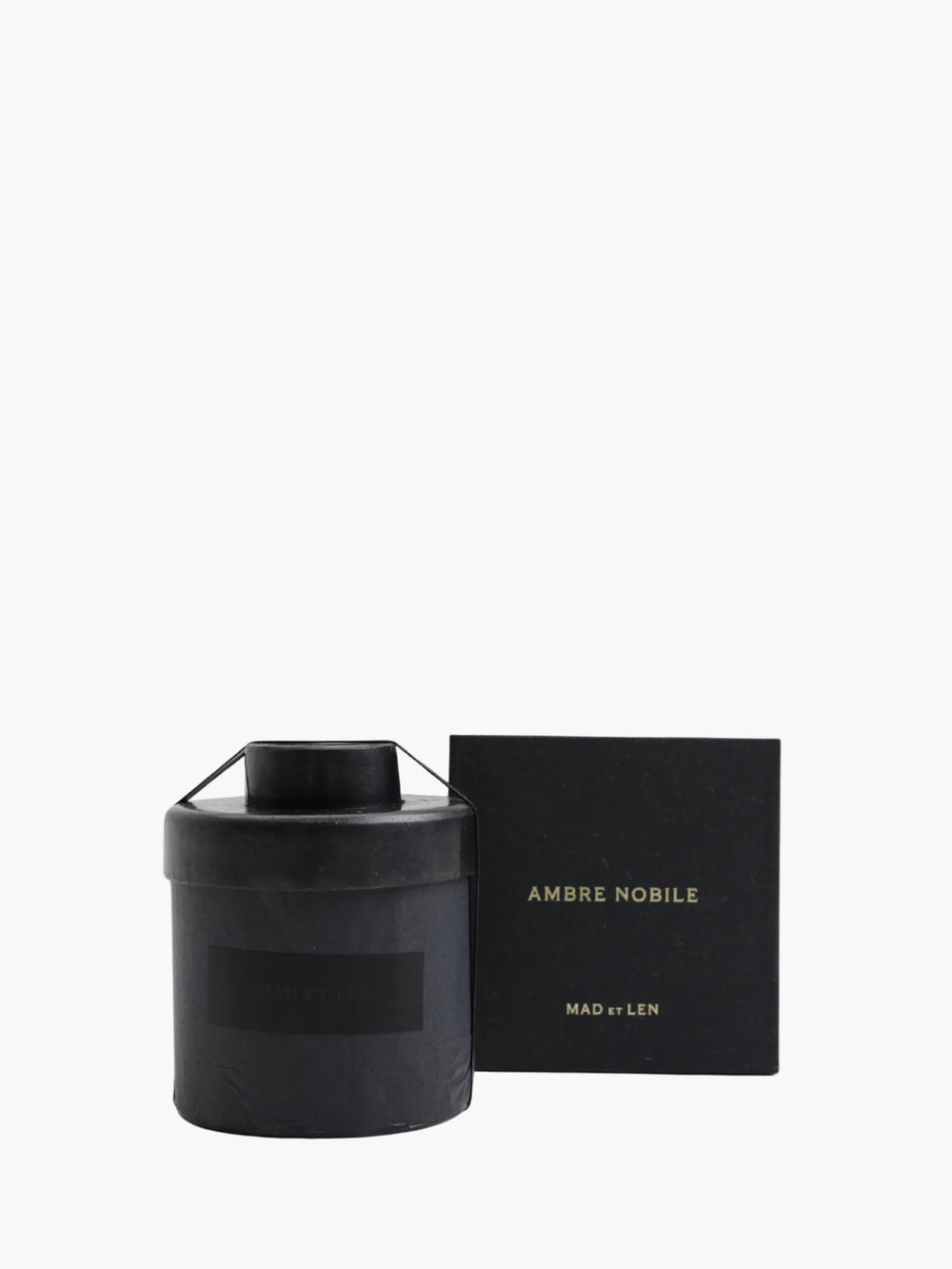 Mad Et Len   Bougie D'Apothicaire 300G Black Wax (Ambre Nobile) Candles