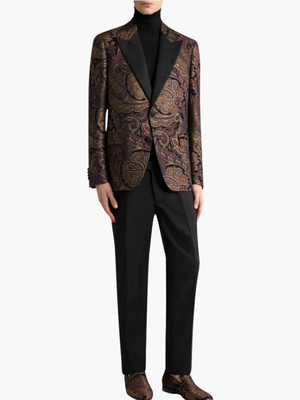 Etro Blazer Allover Print Multi