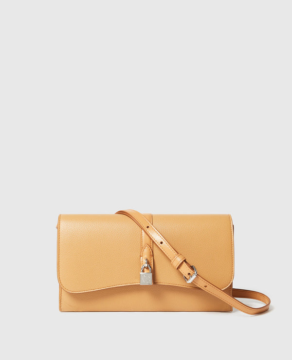 Stella Mccartney Wallet  Ryder With Strap Embossed Honey