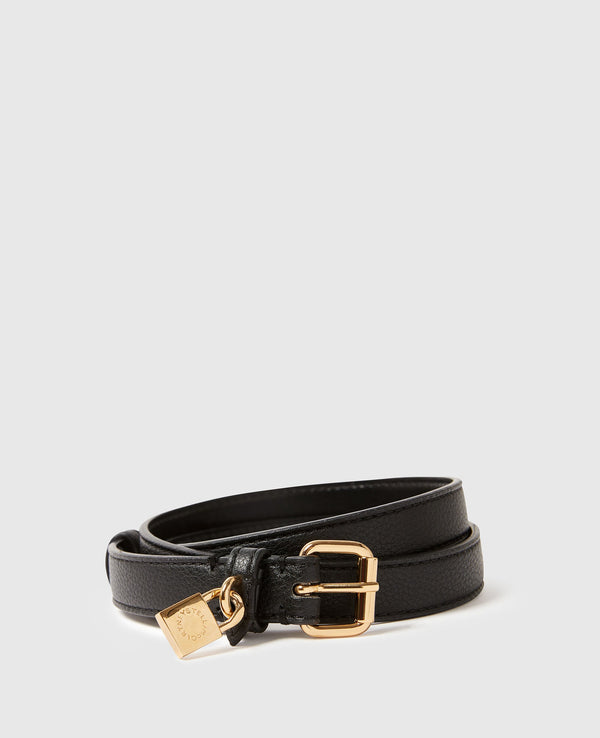 Stella Mccartney Belt  Ryder Small  Embossed Grainy Eco Black
