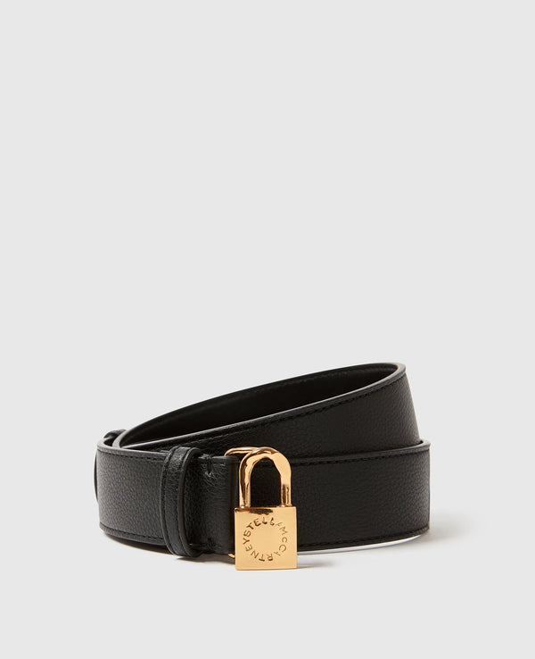 Stella Mccartney Belt  Ryder Medium  Embossed Black