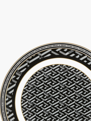 Versace  Signature Plate 17 Cm Black