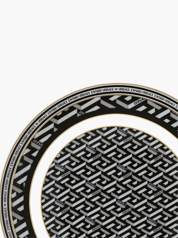 Versace  Signature Plate 17 Cm Black