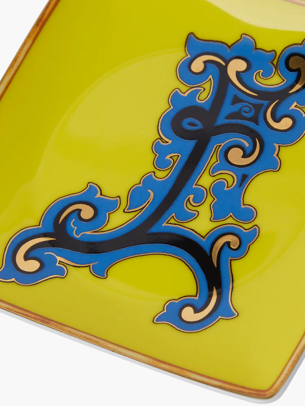Versace  Holiday Alphabet E Bowl 12 Cm Sq. Flat