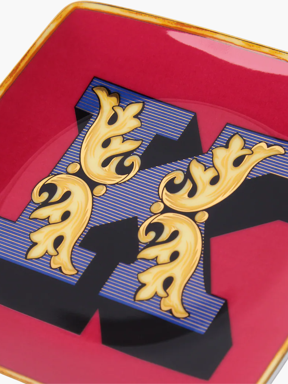 Versace  Holiday Alphabet K 1 Bowl 12 Cm Sq. Flat