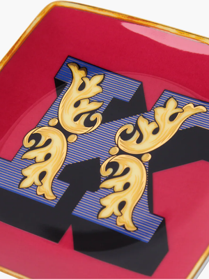 Versace  Holiday Alphabet K 1 Bowl 12 Cm Sq. Flat