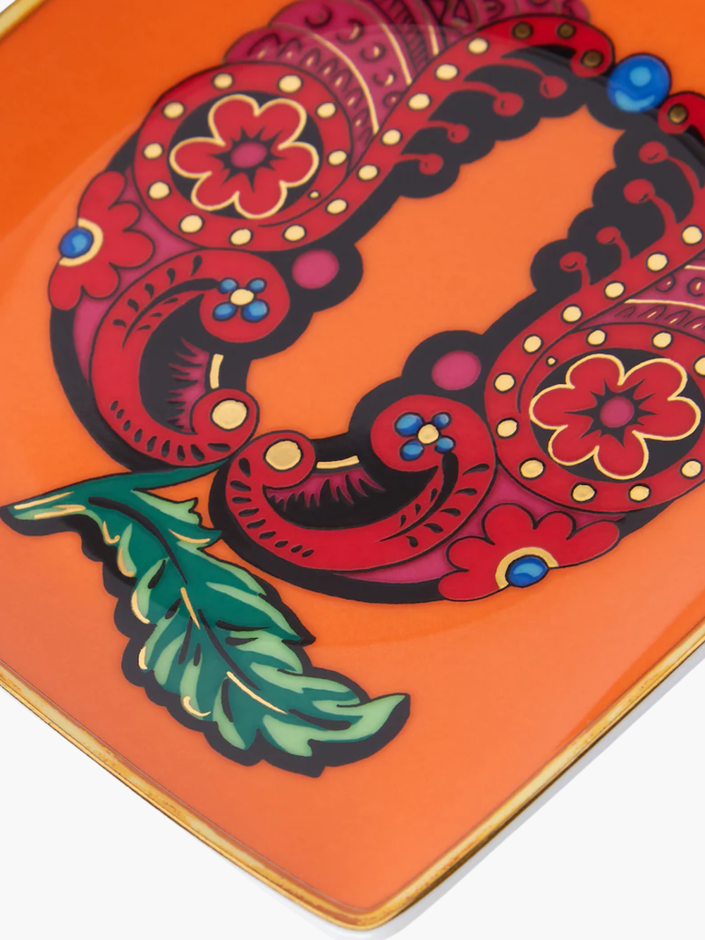 Versace  Holiday Alphabet Q 1 Bowl 12 Cm Sq. Flat