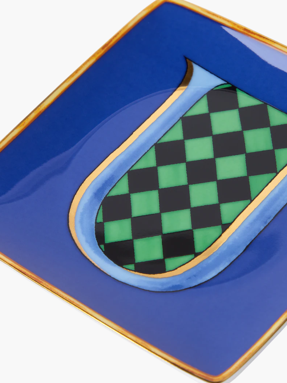 Versace  Holiday Alphabet U 1 Bowl 12 Cm Sq. Flat