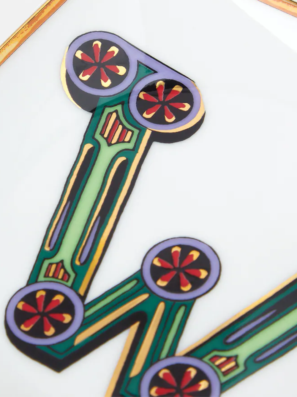 Versace  Holiday Alphabet W 1 Bowl 12 Cm Sq. Flat