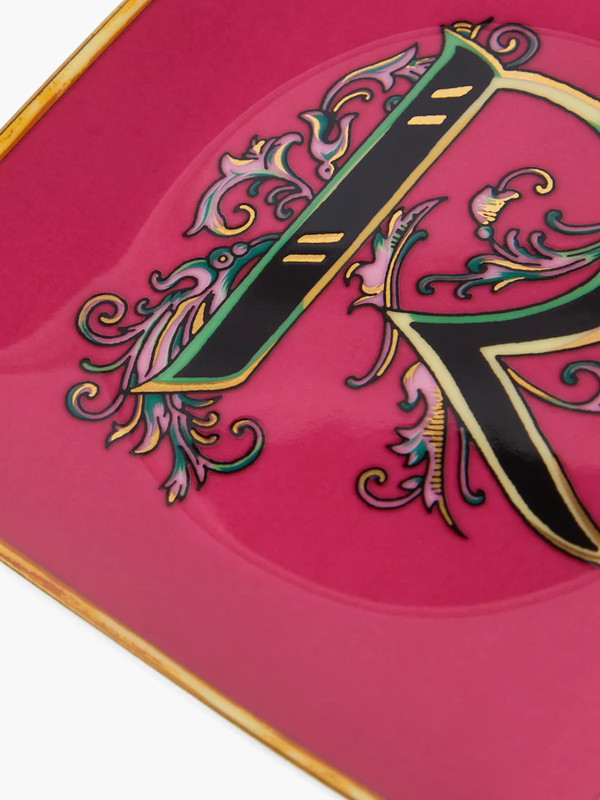 Versace  Holiday Alphabet R Bowl 12 Cm Sq. Flat