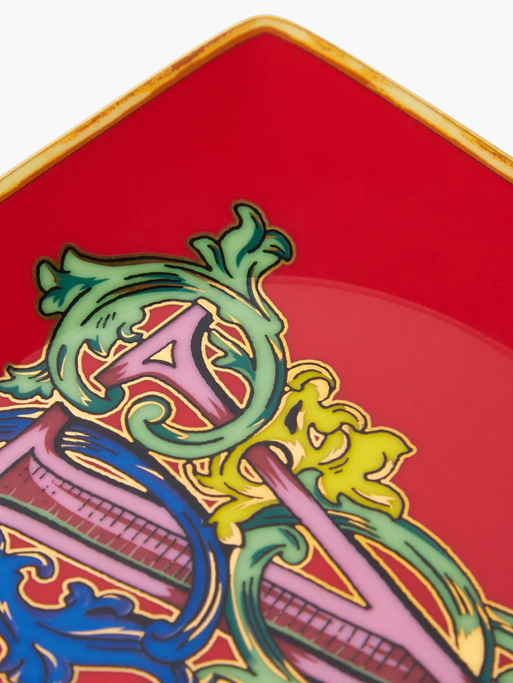 Versace  Holiday Alphabet V Bowl 12 Cm Sq. Flat