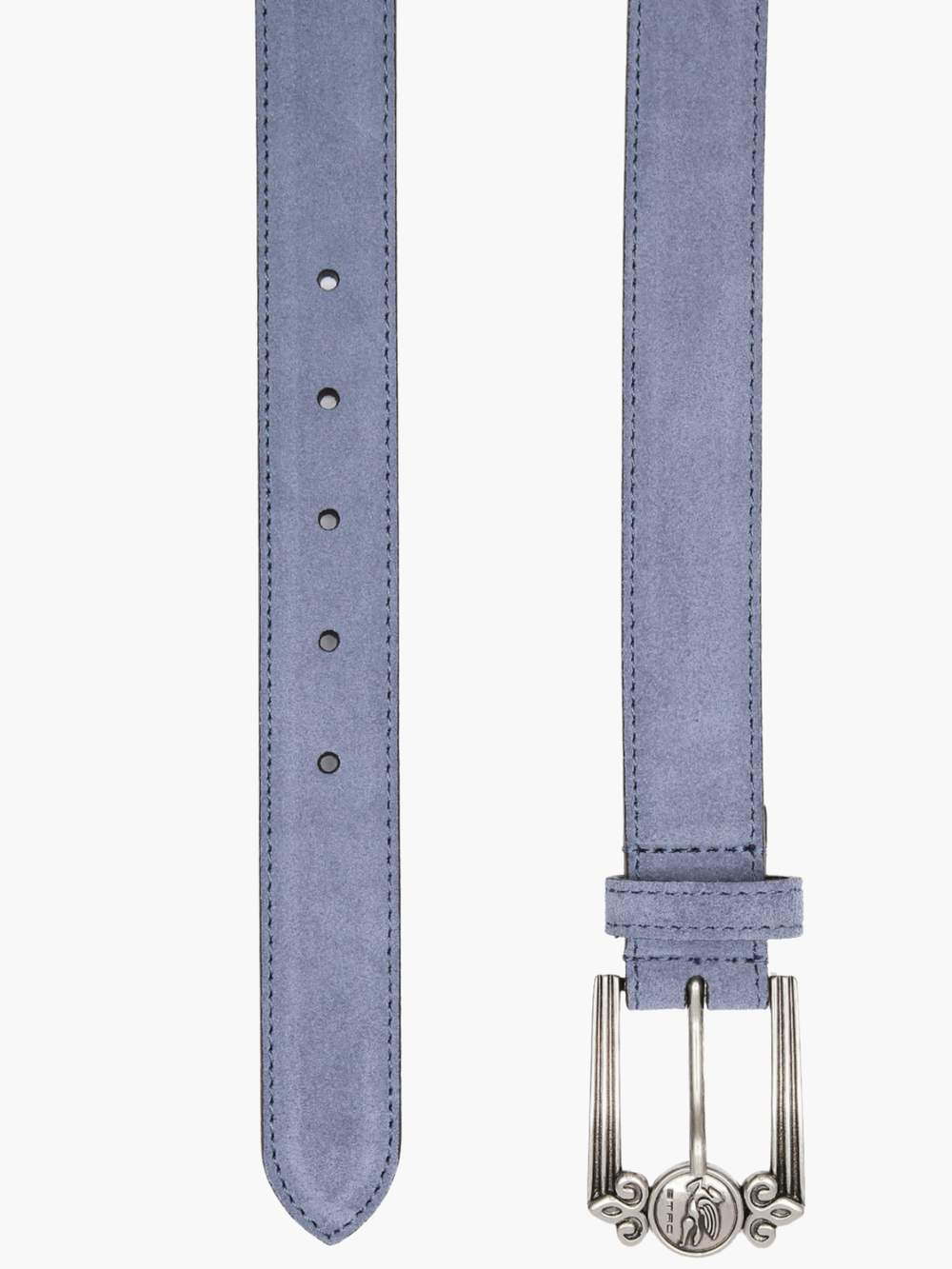 Etro Belt  Logo Pegaso Suede Purple