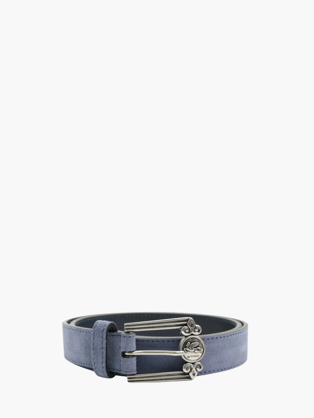 Etro Belt  Logo Pegaso Suede Purple