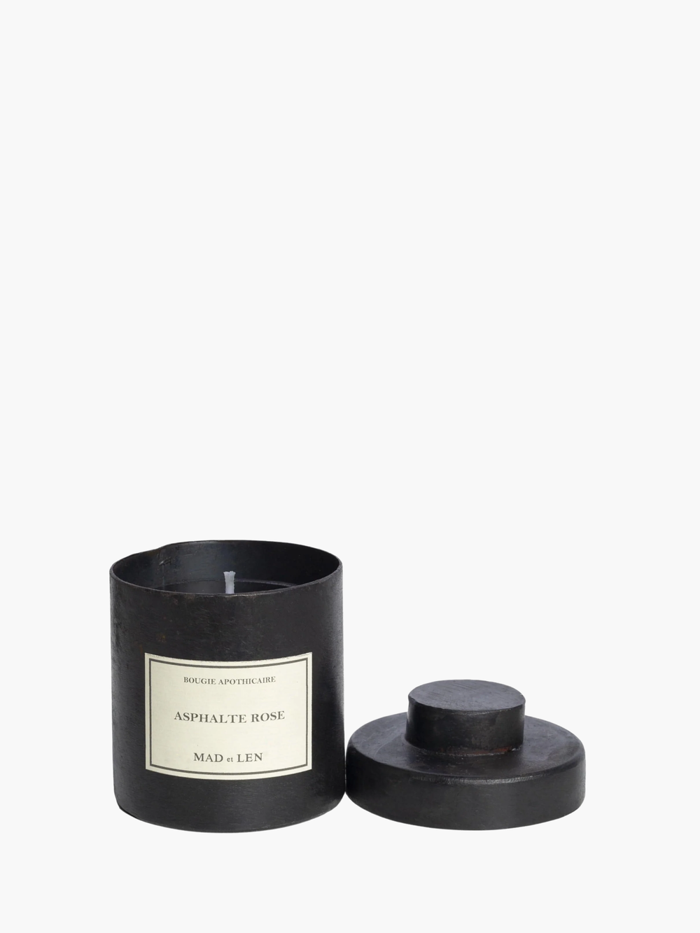 Mad Et Len   Bougie Monarchia Large Black Wax (Asphalte Rose)