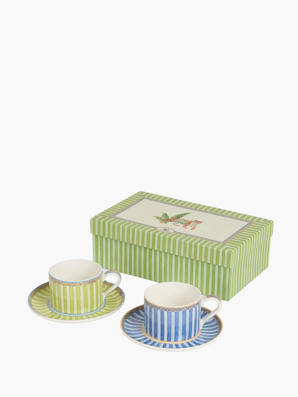Lisa Corti Tea Set Porcelain Sariska Assorted Unica