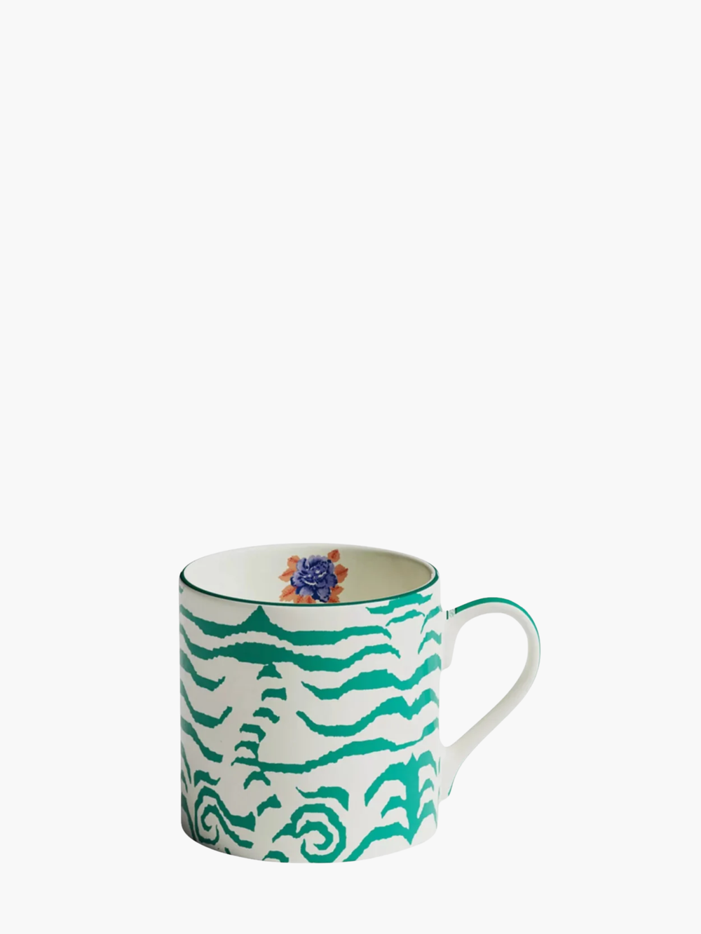 Lisa Corti Mug Porcelain Indian Tiger Veronese Unica