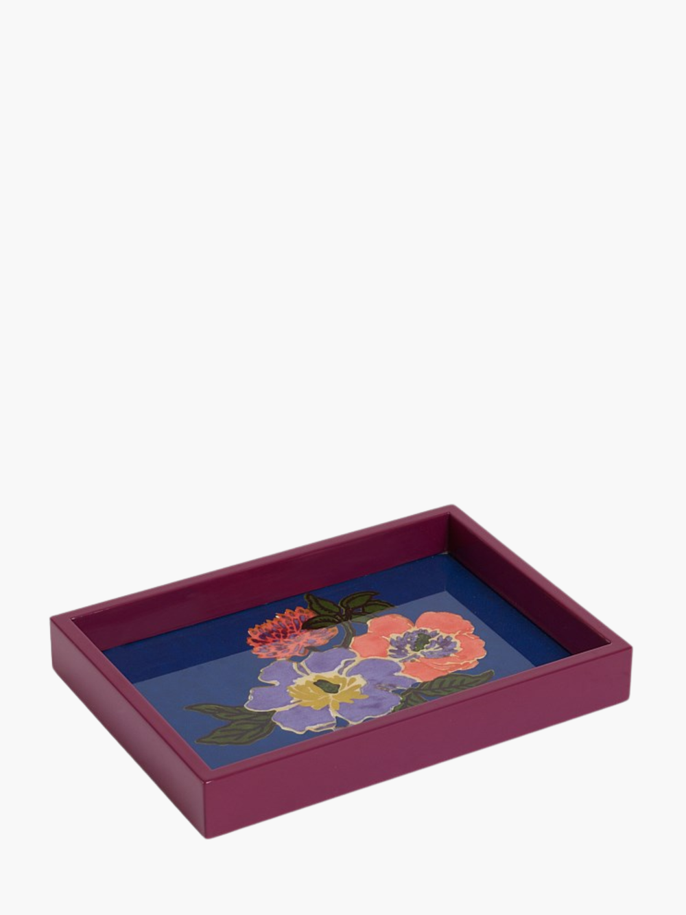 Lisa Corti Mini Tray 18X12,5X2,5 Dandelion Blue 18X12,5X2,5