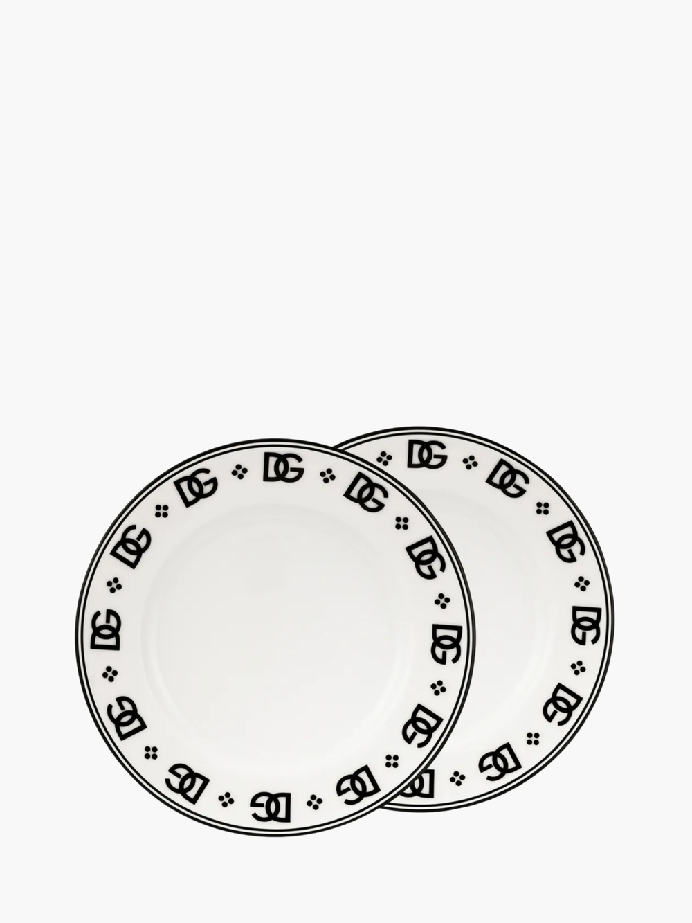 Dolce & Gabbana Dessert Plates Set Of 2 White