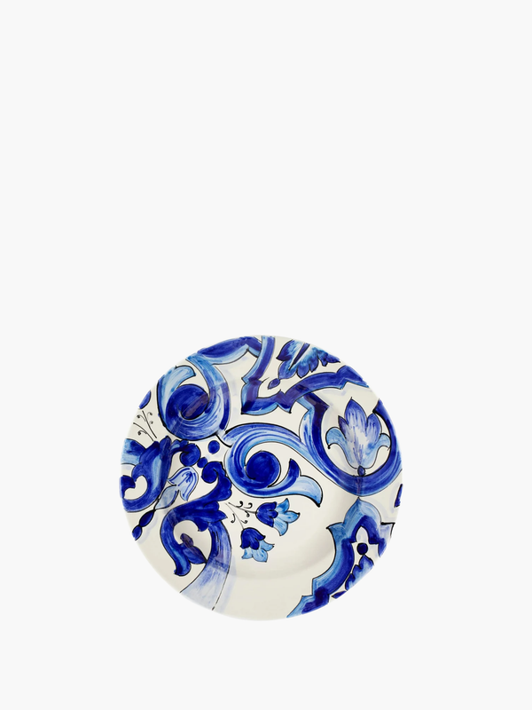 Dolce & Gabbana Dessert Plates Set Of 2 Blue