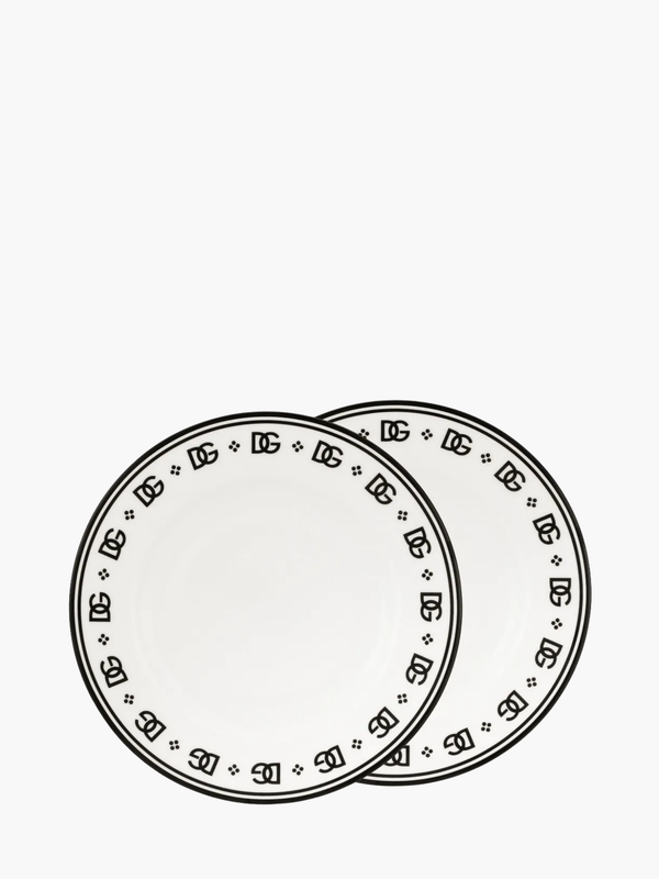 Dolce & Gabbana Dinner Plates Set Of 2 White